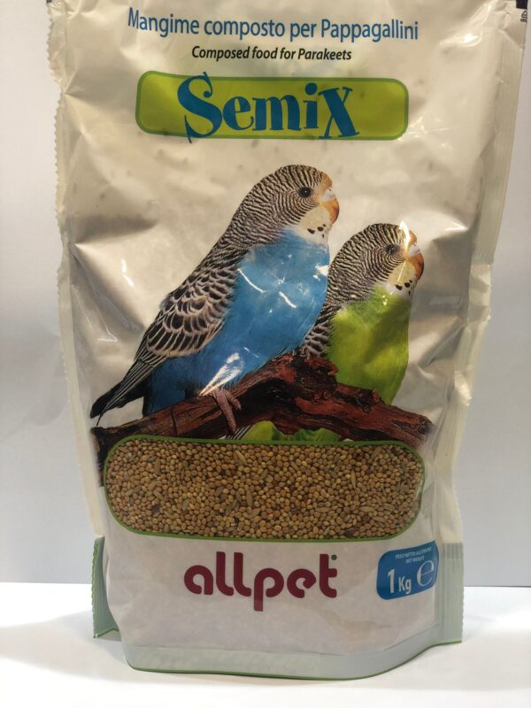Alimenti Per Uccelli - Boccia Miscela Semi Per Cocorite   Kg. 1