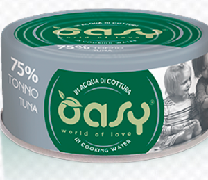 Alimento Umido Gatto -  Oasy In Acqua Di Cottura Tonno Gr.70