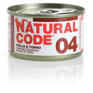 Alimento Umido Gatto – Natural Code 04 Pollo & Tonno