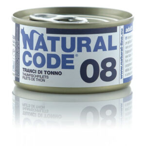 Alimento Umido Gatto – Natural Code 08 Tranci Di Tonno