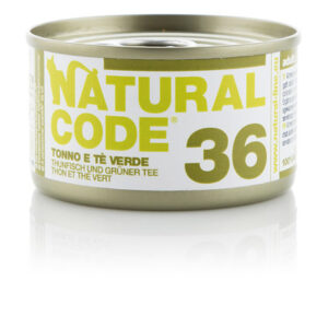 Alimento Umido Gatto – Natural Code 36 Tonno & Te' Verde