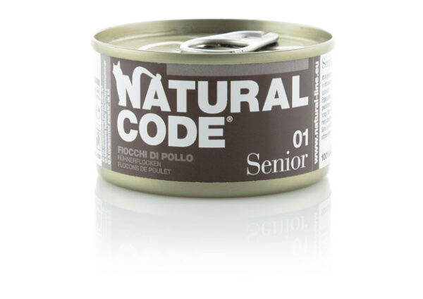 Alimento Umido Gatto – Natural Code 01 Senior Fiocchi Dio Pollo