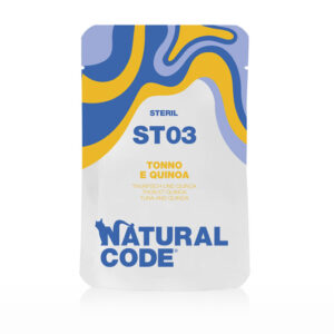 Alimento Umido Gatto – Natural Code Bustina ST03 Tonno & Quinoa