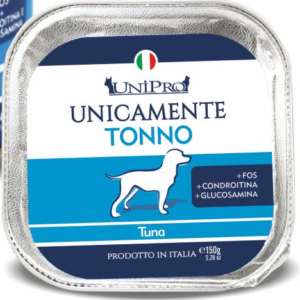 Alimento Umido Cane –UNIPRO Vaschetta Adulto Tonno gr. 150