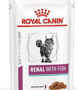 Alimento Umido Gatto – Royal Canin Bustina Renal With Fish  gr.85