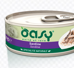 Alimento Umido Gatto – Oasy Specialità Naturali Sardine gr.150
