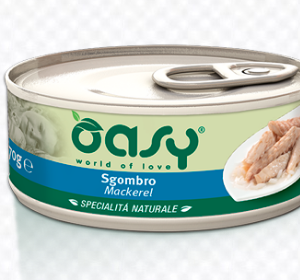 Alimento Umido Gatto – Oasy Specialità Naturali Sgombro gr.150
