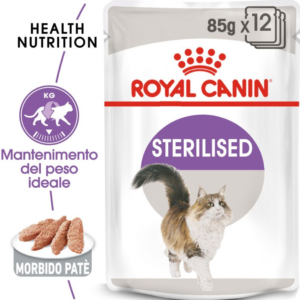 Alimento Umido Gatto – Royal Canin Bustina Sterilised Loaf Gr.85