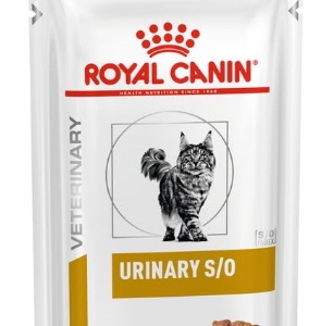 Alimento Umido Gatto – Royal Canin Bustina Urinary S/O Straccetti In Salsa Gr.85