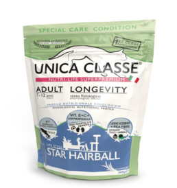 Alimenti Secchi Per Gatti - Unica Classe Longevity Star Hairball Kg.1.5