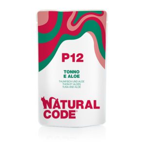 Alimento Umido Gatto – Natural Code Bustina P12 Tonno & Aloe "NOVITA' "
