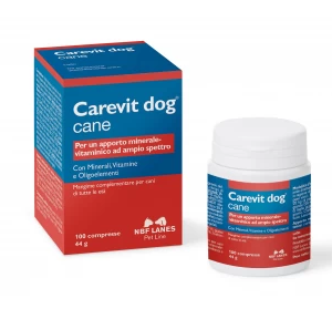 Integratori-Curativi  Cane - Nbf Lanes Carevit Dog 100 Compresse